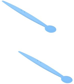 GLEAVI 2piezas Raspador Magnético para Aplicación De Películas Ventanas Herramienta De Remoción De Pegamento Viejo para Autos Diseño De Mango para Bordes y Curvas Azul
