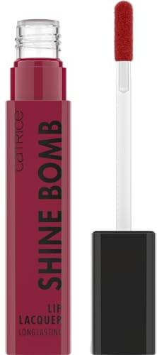Catrice Shine Bomb Lip Lacquer, Lippenstift, Nr. 050, Pink, langanhaltend, sofortiges Ergebnis, glänzend, farbintensiv, vegan, ölfrei, ohne Parabene, ohne Mikroplastikpartikel, 1er Pack (3ml)
