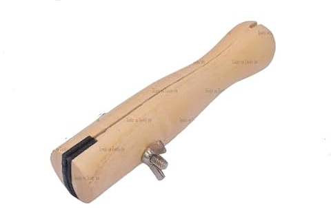 6.5 Ring Clamp Jewellers Tool with Leather Lined Jaw, Single End Holder for Jewellery Making