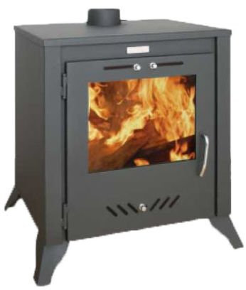 Stufa a legna, camino, bruciatore a legna Kupro Largo 15 KW