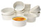 MamboCat 12er Set Muffin Förmchen Bianca weiße Auflaufform 250 ml I Creme Brulee Schälchen Set Porzellan spülmaschinenfest I Souffleeförmchen backofenfest I kleine Dessertschalen Ø 11,5 cm