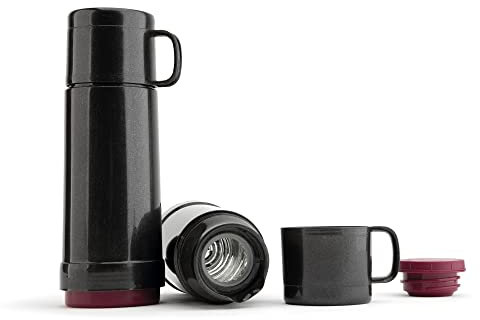 Jata Hogar HTER2125 – Termo para Líquidos Fríos y Calientes. Doble pared. Gran aislamiento. Libre de BPA. Ligero. Cierre hermético. Sin olores ni sabores. Tapa para usar como vaso. 250 ml