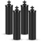 Water Filter Replacement for Berkey, NSF/ANSI 42 Certified Water Filter System Black Activated Carbon Filters Elements Compatible with Berkey® BB9-2® Gravity Filtration System, Pack of 4