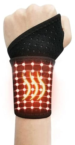 Mayoii, tutore per polso con auto-riscaldamento a magnetoterapia, mantiene il calore in caso di tendinite, artrite del tunnel carpale, unisex per il sollievo dal dolore al polso durante il workout