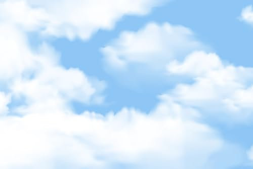 A.S. Création Papier peint Sky 3,75 m x 2,50 m - WALLLOVE papier peint nuage bleu, blanc y compris colle - DD129590