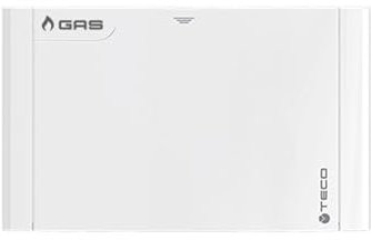 Placca di copertura Teco D01 230x140 mm gas bianco mono intercettazione 3 vie