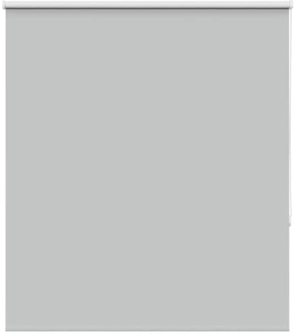 vidaXL Verdunkelungsrollo Hellgrau 140x130cm Stoffbreite 136,6cm, Rollo, Klemmfix, Thermorollo, Verdunklungsrollo, Klemmrollo, Fensterrollo