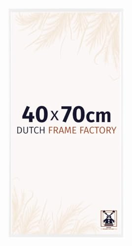 Dutch Frame Factory - Marco foto 40x70 cm Blanco Brillante - Plástico
