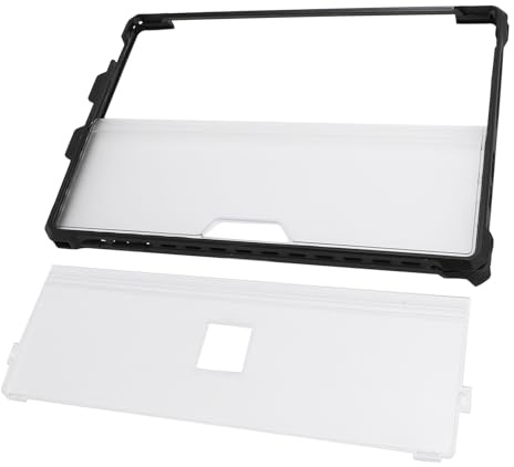 Ausla Tablettskydd, Stötsäkert TPU och PC-fodral med Pennhållare för Pro 7 Plus, Skyddar Mot Fall med Enkel Tangentbordsåtkomst (Vit)