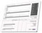itenga feste Formatschablone Briefschablone Post Brief Warenpost stabil nicht biegsam Schlitze 5mm 10mm 20mm 30mm 50mm