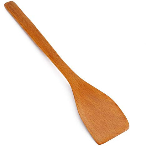 Spatel, träspatel utan stick Turner Stekt spade matlagning K ü chenutensilien spade f u r K ü che hemma (# 2)