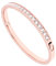 Ted Baker Clemara Hinge Crystal Bangle Bracelet For Women - Large (Rose Gold/Crystal)