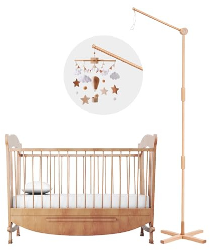 Soporte móvil de pie para bebé, soporte móvil para cambiar pañales, mesa cambiadora para colgar, juguetes, cuna, parque infantil, decoración para niños y niñas de 0 a 12 meses