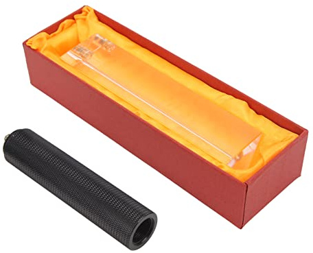 ZJchao Prisma, Prisma de Ventana Maker Vidrio óptico de 1/4 de Pulgada Triangular de Vidrio de Enseñanza de Física Transparente Colorido para Efectos Fotográficos Artísticos Boda