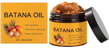 Aceite capilar natural Batana, mascarilla capilar sin enjuague anticaída, espesa, fortalece y aporta brillo al cabello; nutre profundamente el cuero cabelludo. Apto para hombres y mujeres