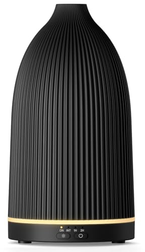 SALKING Diffuseur Huiles Essentielles 100ml, Diffuseur Parfum Maison 8 LED