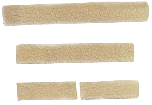 Dickly 4x Horse Halter Covers, Bridle Accessories, Stable Use, Easy to Fit, Nose Covers, Halter Tube Set, Apricot