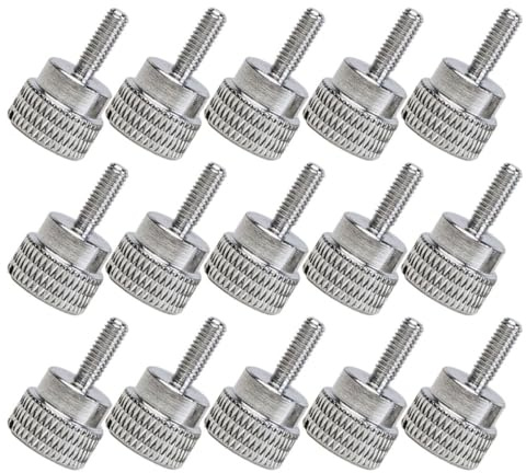 Toyvian Set 15 Viti Piedino Premistoffa in Acciaio Inox per Macchine da Cucire Domestiche, Bulloni per Fissaggio Rapido e Manutenzione, Parti Resistenti per Accessori Cucito e Ricamo