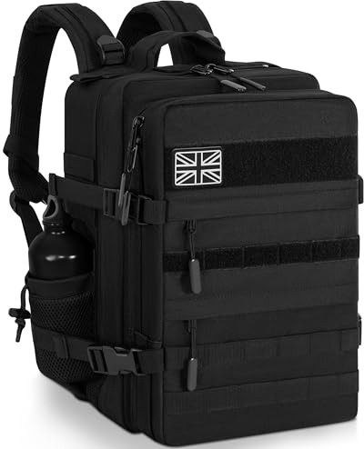 Cabin Backpack for Ryanair 40x20x30, Military Tactical Backpack(20L) | MOLLE Rucksack for Men,Army Hunting Daypack 3 Day Bug Out Bag Laptop Bag for Hiking, Travel,Camping & Outdoor Adventures