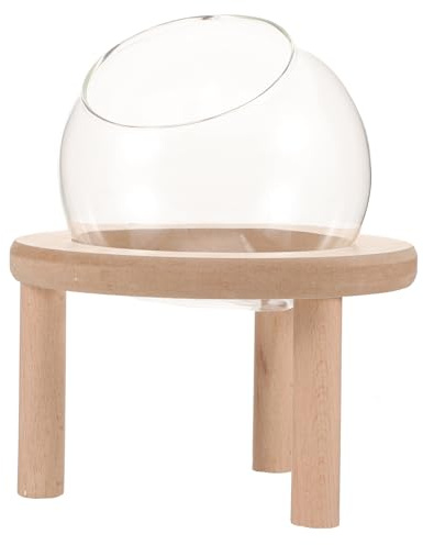 CRAFTHROU Accessoire Bain Sable pour Hamster en Bois, Bac à Sable pour Cage, Maison de Bain pour Gerbille et Chinchilla, Usage Quotidien pour Petits Rongeurs