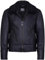 Infinity Leather Herren Schwarz B3 Shearling Schaffell WW 2 Bomber Leder Jacke L