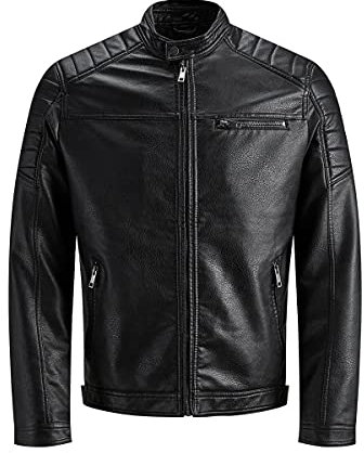 JACK & JONES Male Kunstwildlederjacke Kunstwildlederjacke