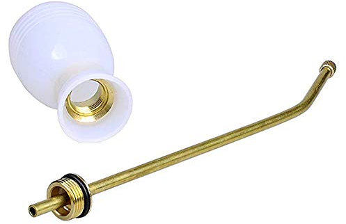 Ant Repellent Powder Nozzle Vermin Powder Drip Pipette Insecticide Applicator Against Ants Pests for Garden Home Travel Copper White/Blue