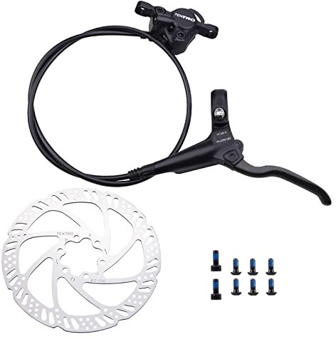MEGHNA Hydraulische Scheibenbremse Fahrrad,TEKTRO HD-M275 Hydraulik Bremse Fahrrad aus Aluminiumlegierung für MTB Bremse Hydraulisch Bilaterale Bremse Link