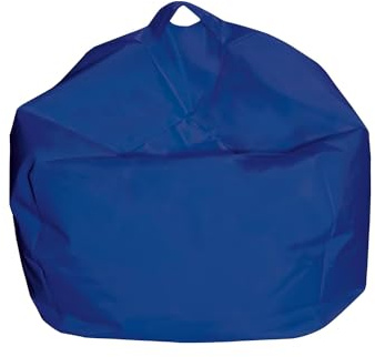 Avilia Puf XXL Moderno y versátil – Puf Tipo puf para Interiores y Exteriores, Asiento Suave y cómodo para Relajarse, Ideal para salón, Dormitorio y jardín, 65 x 62 cm, Azul