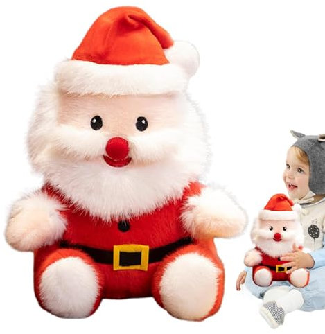 Weihnachtsmann-Puppen | Weiche Weihnachtsplüschtiere | Kuscheliger Weihnachtsplüsch | Weihnachts-Plüsch-Weihnachtsmann-Puppe | Weihnachtsmann-Stofftier, Weicher Und Kuscheliger Stoff, Geeignetes Gesch