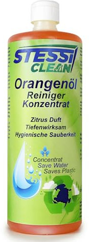 StessiClean Orangenreiniger Konzentrat | Bodenreiniger Flüssig | Allzweckreiniger für Familien mit Kindern & Haustieren | Reinigungskonzentrat | Reinigungsmittel | 0,5 Liter