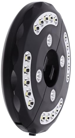 NUOBESTY Lampada da Campeggio Portatile LED 20+8, Luce di Emergenza Staccabile senza Fili per Ombrellone da Giardino, Ricarica Usb, Resistente e Leggera per Attività All'aperto