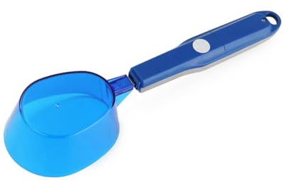 MOTHNUR Báscula Digital Cuchara Electrónica Azul con Pantalla LCD para Precisión Cocina y Medición de Alimentos Pequeña Batería Incluida