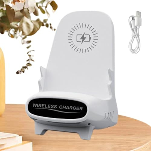Lunaobrik Kabelloses Schnellladegerät für Mini-Stuhl, tragbare Telefonhalterung mit Schnellladung, Ladestation mit Telefonbasis, für Familie, Freunde, Schreibtisch, Geburtstag, Urlaub, Zuhause
