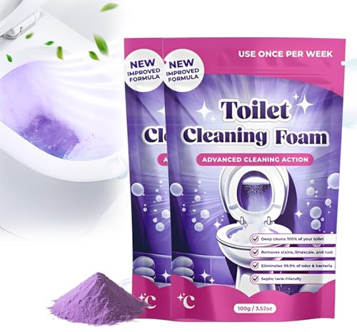Disincrostante WC, 2026 Nuovo Detergente Anticalcare in Detergente per WC, Self-Cleaning Foam, Scioglie Gli Ingorghi Elimina Incrostazioni di Calcare e Ruggine per la Pulizia di W C e Bagno (2Pcs)