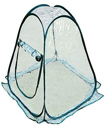 TentHome Gewächshaus Faltbares Deckelschutznetz Gewächshauszelt Mini Garten PVC-Plane Transparent Outdoor Foliengewächshäuser für Treibhaus Tomatenhaus Winterschutz Blume Pflanzen