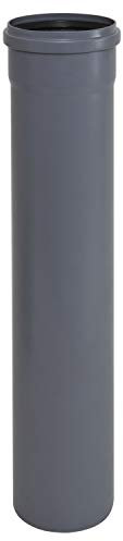 MKK 19600 - Tubo HT DN 110 (longitud 0,25 m, 1 m, 0,315 m), color gris