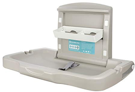 Modundry Baby Wickeln Wickeltisch Horizontal Wandmontage Klappbar für Einkaufszentrum, Bahnhof, Kindergarten, Zuhause