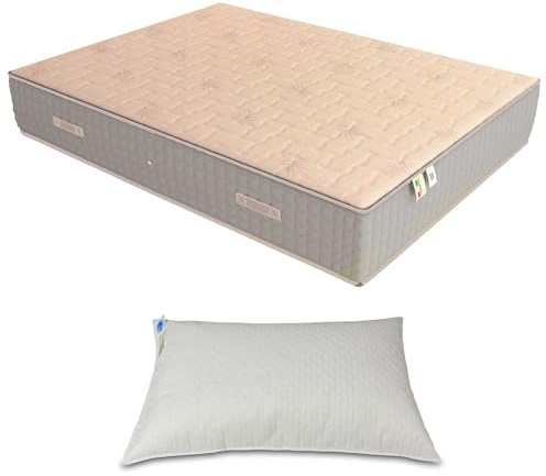Baldiflex Emporio Dubbelmadrass med fjädrar och minne Luxury 170 x 200 cm, 800 fjädrar och 3 cm minne, höjd 25 cm