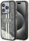 Guess GUHCP15XLFCSEGK Hülle für iPhone 15 Pro Max 6.7 Schwarz hardcase Liquid Glitter Gold Stripes