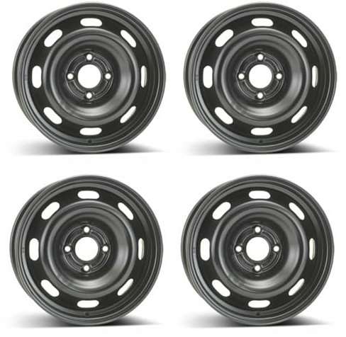 4x Alcar Cerchi in acciaio 4-8055 6.0Jx15 ET23 4x108 compatibile con Peugeot 207 208 301