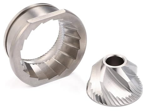 Konische Grinder Burr Kompatibel mit Jura Aroma G2 G3 und HS-Plus Mahlwerk, Edelstahl Frässtifte Set für Espresso-Automaten A1 A4 A8 Z6 Z8 usw. (Edelstahl)