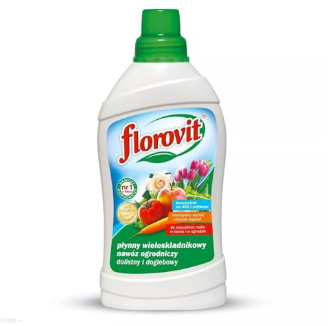 Liquid Plant Fertiliser, 1L/2.8L, Universal for Indoor and Outdoor Plants, Foliar and Soil Application (1L)