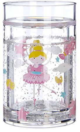 Premier Housewares - Taza para niños con diseño de Bailarina, PS - Poliestireno., Transparente, 7 x 7 x 11 cm