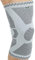 Neotech Care Bamboo Fiber Knee Support - Lightweight, Elastic, Comfortable & Breathable Fabric - Sleeve Brace for Men, Women, Youth - Right or Left (Grey Colour, Size L, 1 Unit)