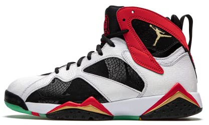 Nike Herren Air Jordan 7 Retro Gc Basketballschuh, White Chile Red Black MTLC Gold, 38.5 EU