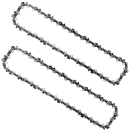 Opuladuo 2 x 25,4 cm Stangensägekette für WORX WG309, 25,4 cm Kettensägen-Ketten, Ersatz für Worx WG309 Polesaw