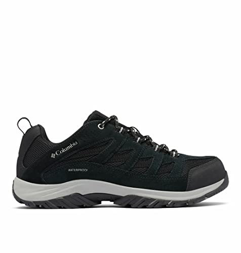 Columbia Crestwood Wp, Zapatillas De Trekking Hombre, Black Columbia Grey, 45 EU