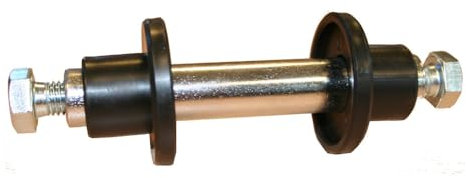 Unbekannt Achse Aufnahme für Schubkarrenrad Sackkarre 127 x 20 mm