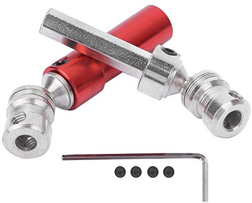 Drfeify 1/12 Piezas de Vehículo de Metal con Eje Trasero CVD Compatibles con 12428 12423 Accesorio para Coche Modelo RC(Rojo)